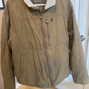 Ariat Brown Puffer Jacket with Relaxed Fit